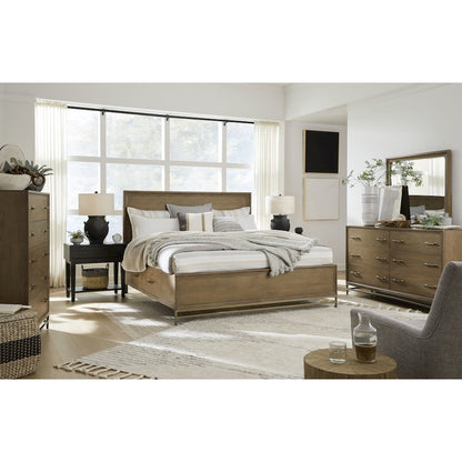 Lindon Belgian Wheat And Coffee Bean Landscape Mirror