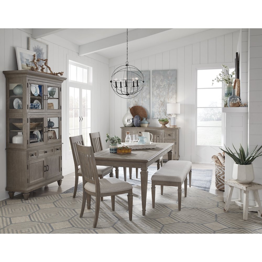 Lancaster Dovetail Grey Bench