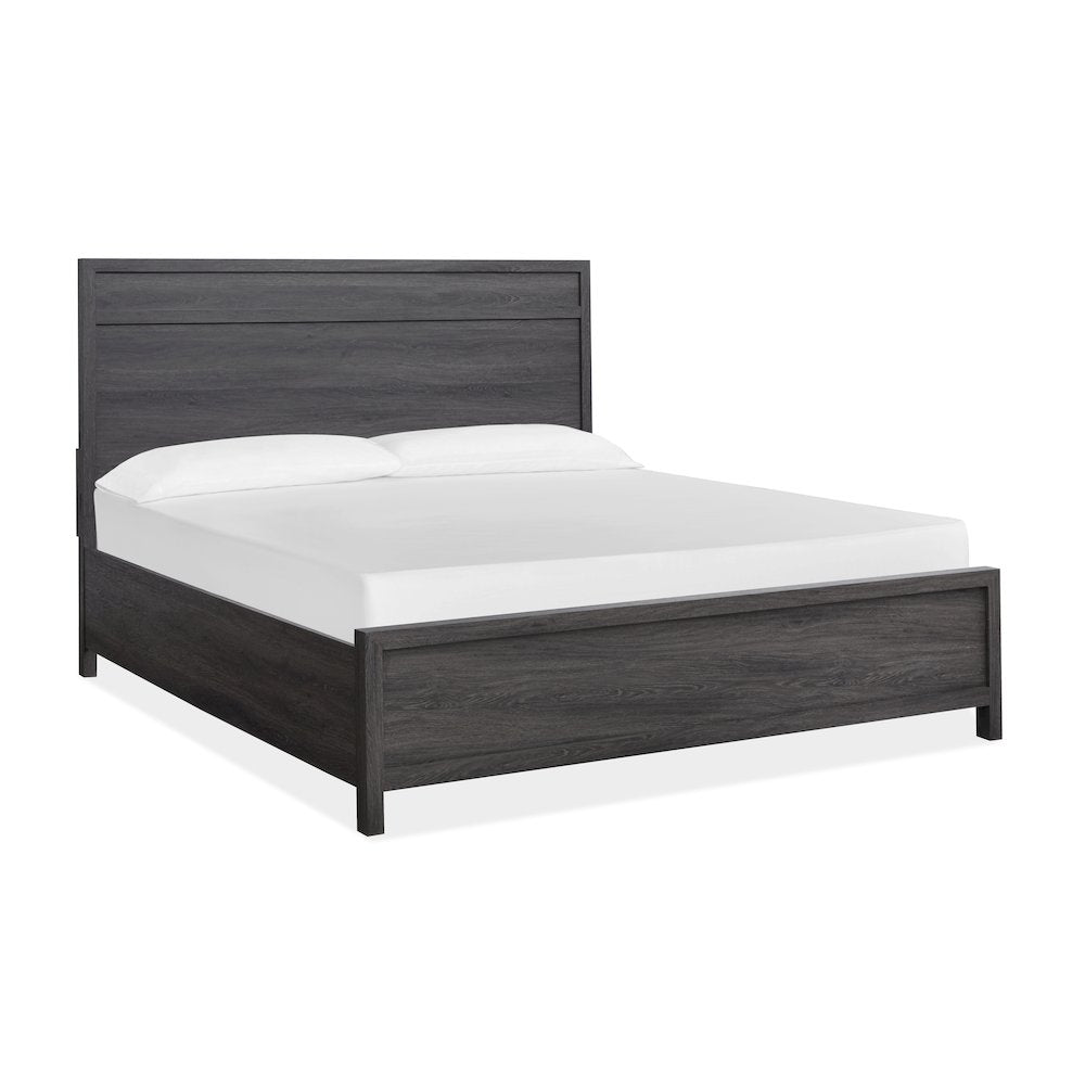 Merrifield Raisin Black King Panel Bed