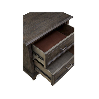 Calistoga Weathered Charcoal Drawer Nightstand