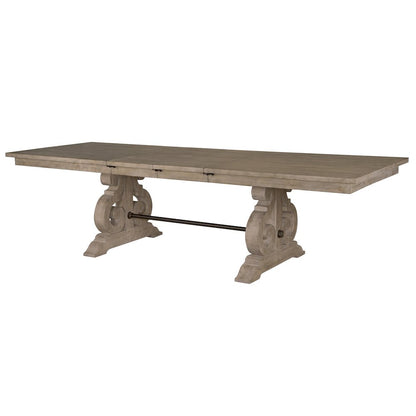 Tinley Park Dove Tail Grey Extendable Rectangular Dining Table