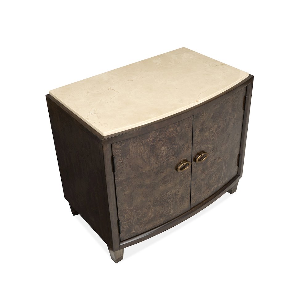 Rowan Espresso Door Nightstand