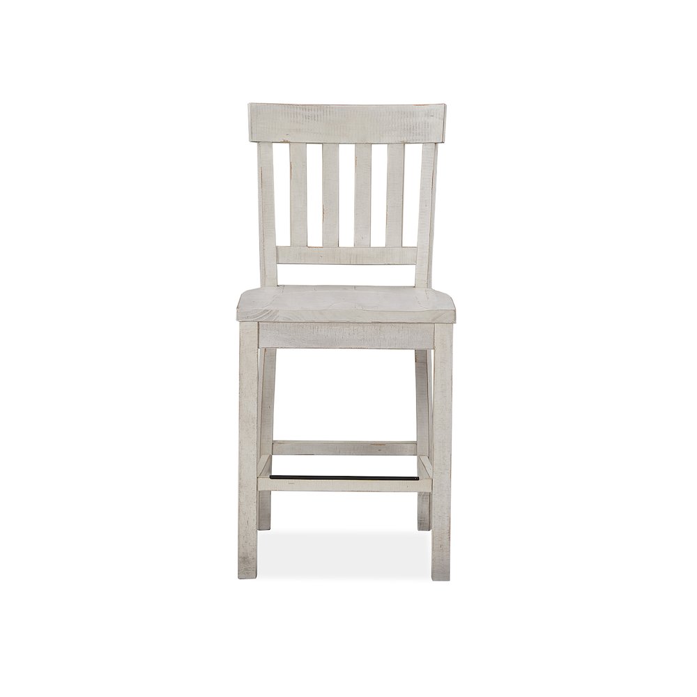 Bronwyn Alabaster And Toasted Nutmeg Counter Chair Two Pack