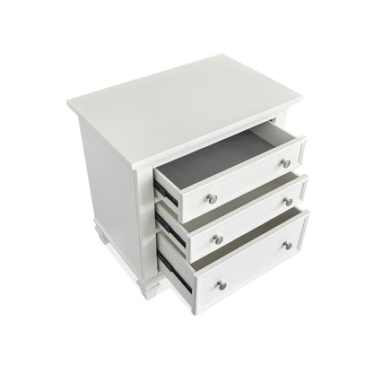 Charleston White Dove White Drawer Nightstand
