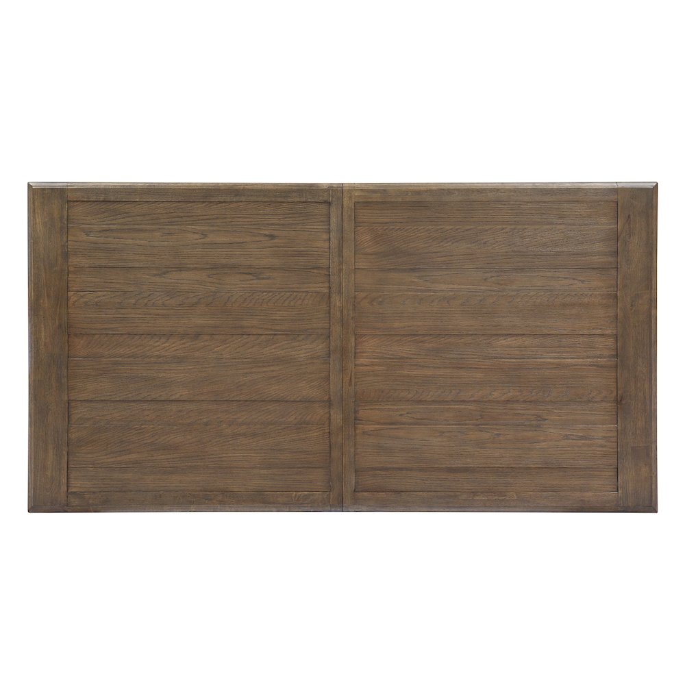 Roxbury Manor Homestead Brown Extendable Rectangular Dining Table