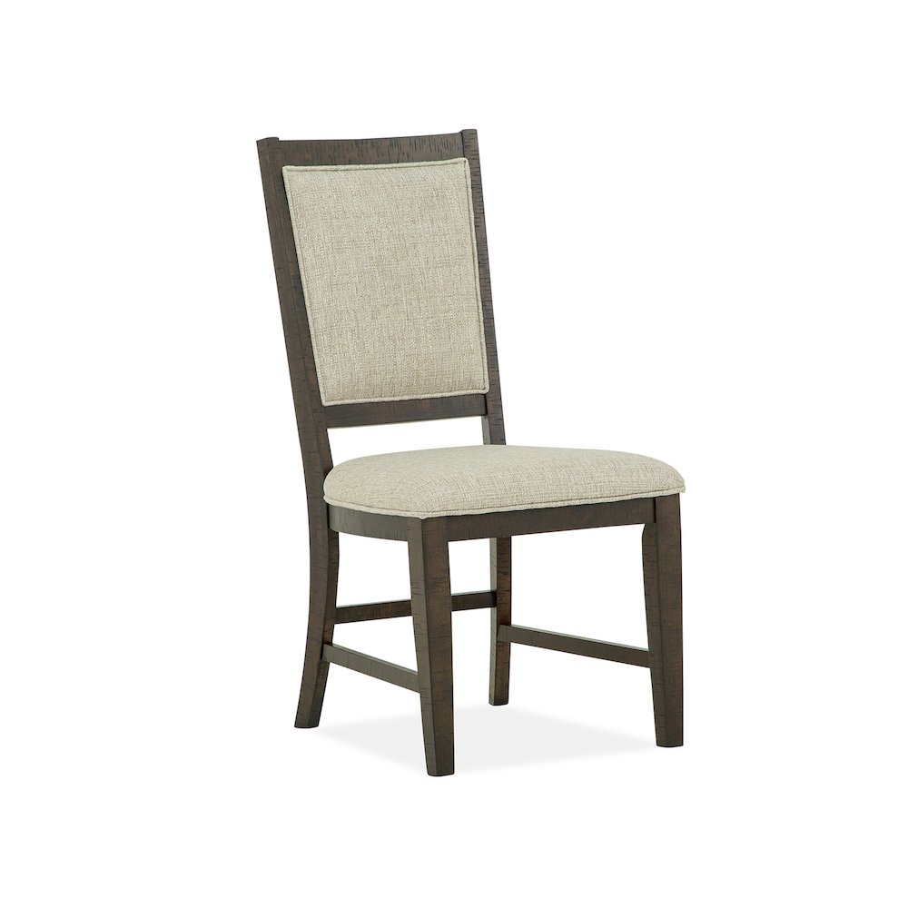 Westley Falls Graphite Step Upholstered Side Chair Two Pack