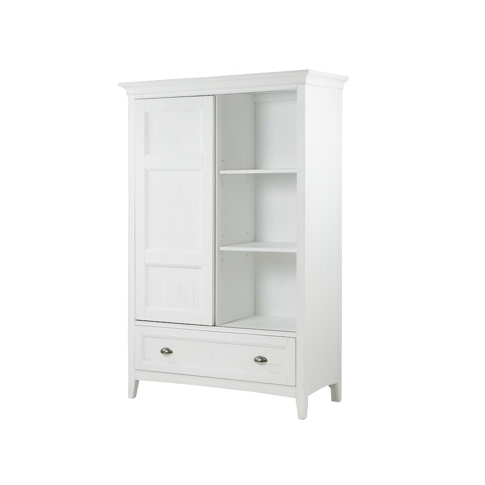 Heron Cove Chalk White And Dovetail Grey Door Chest