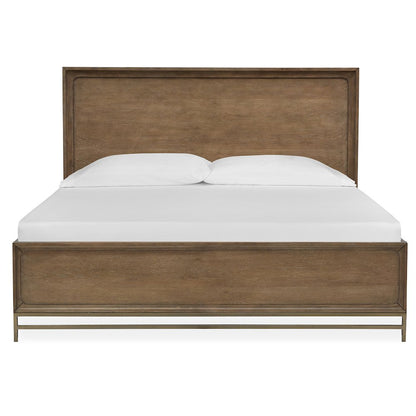 Lindon Belgian Wheat And Coffee Bean Queen Panel Bed