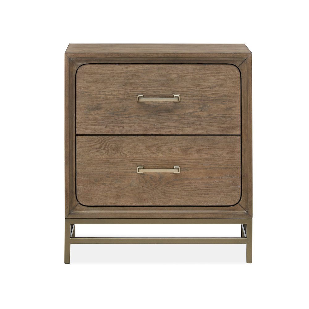 Lindon Belgian Wheat And Coffee Bean Drawer Nightstand