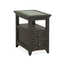 Westley Falls Graphite Chairside End Table