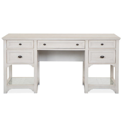Bronwyn Alabaster Desk With Hutch