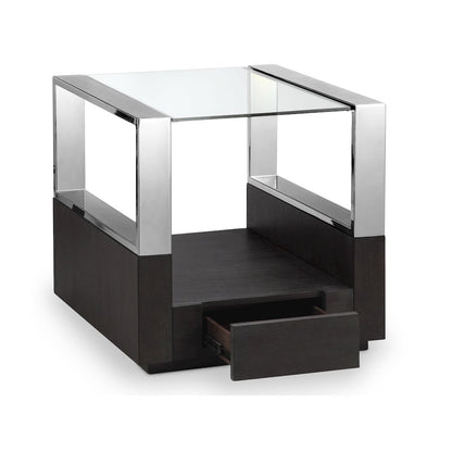 Revere Graphite Rectangular End Table
