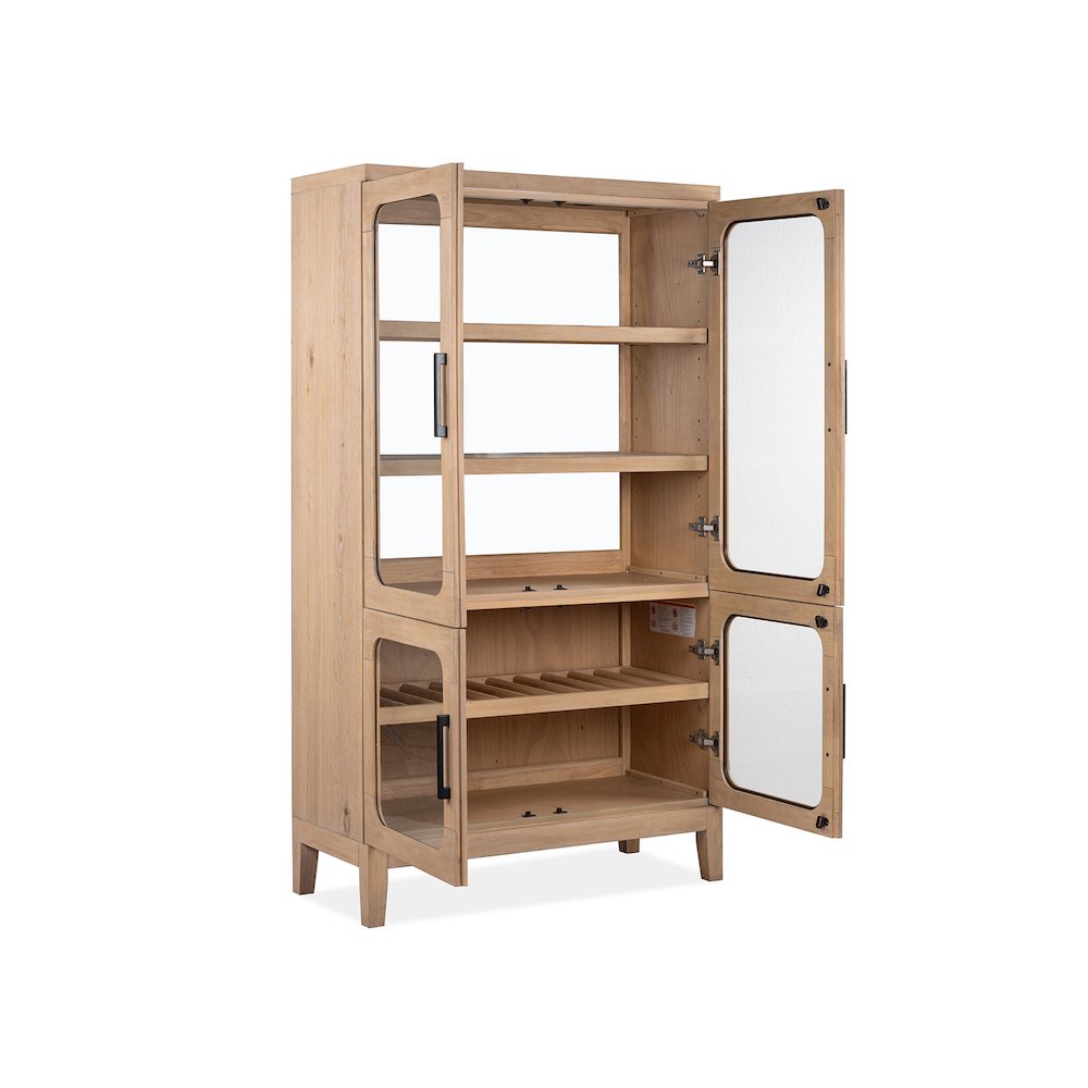 Somerset Butternut Buffet Curio