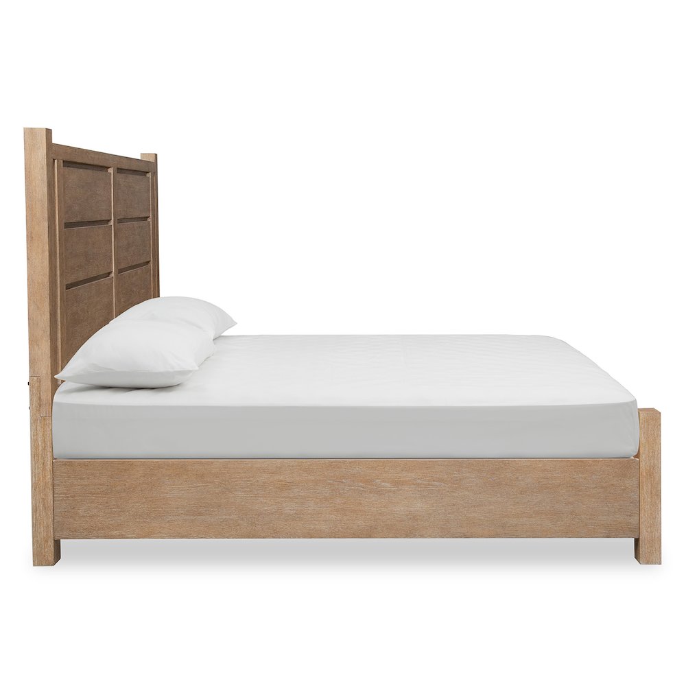 Plum Creek Sierra Brown King Panel Storage Bed