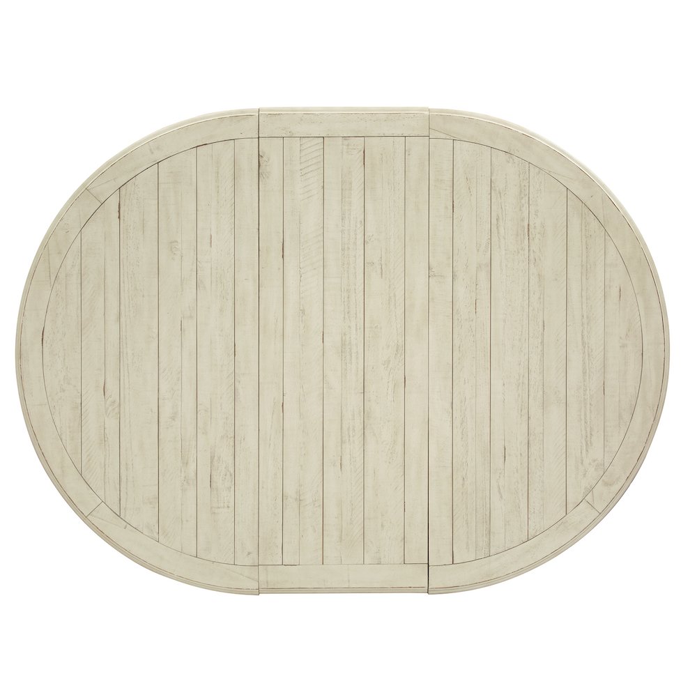 Newport Alabaster Extendable Round Dining Table