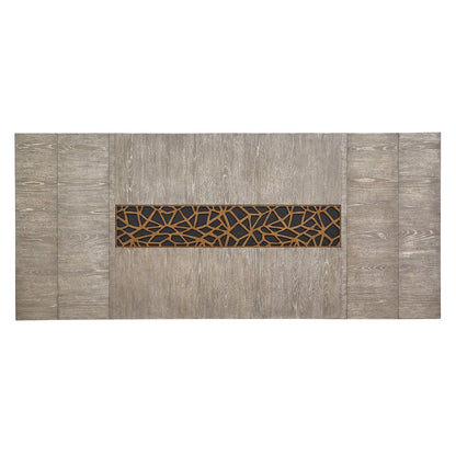 Ryker Nocturn Black And Coventry Grey Rectangular Dining Table