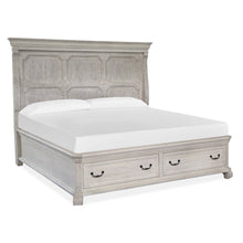 Bronwyn Alabaster Queen Panel Storage Bed