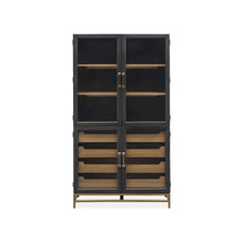 Lindon Coffee Bean Two Tone Cabinet