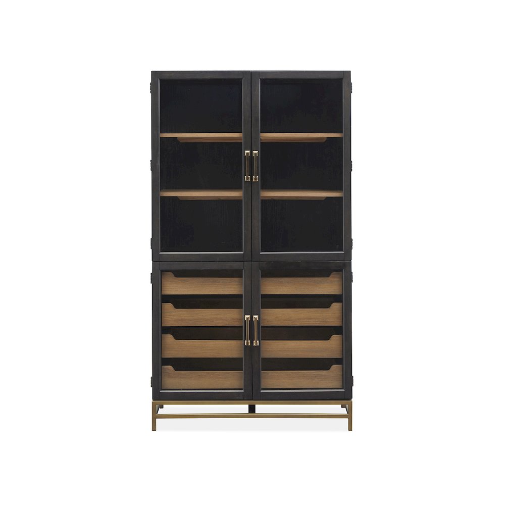 Lindon Coffee Bean Two Tone Cabinet