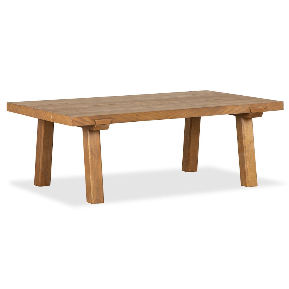 Lindon Belgian Wheat Rectangular Cocktail Table
