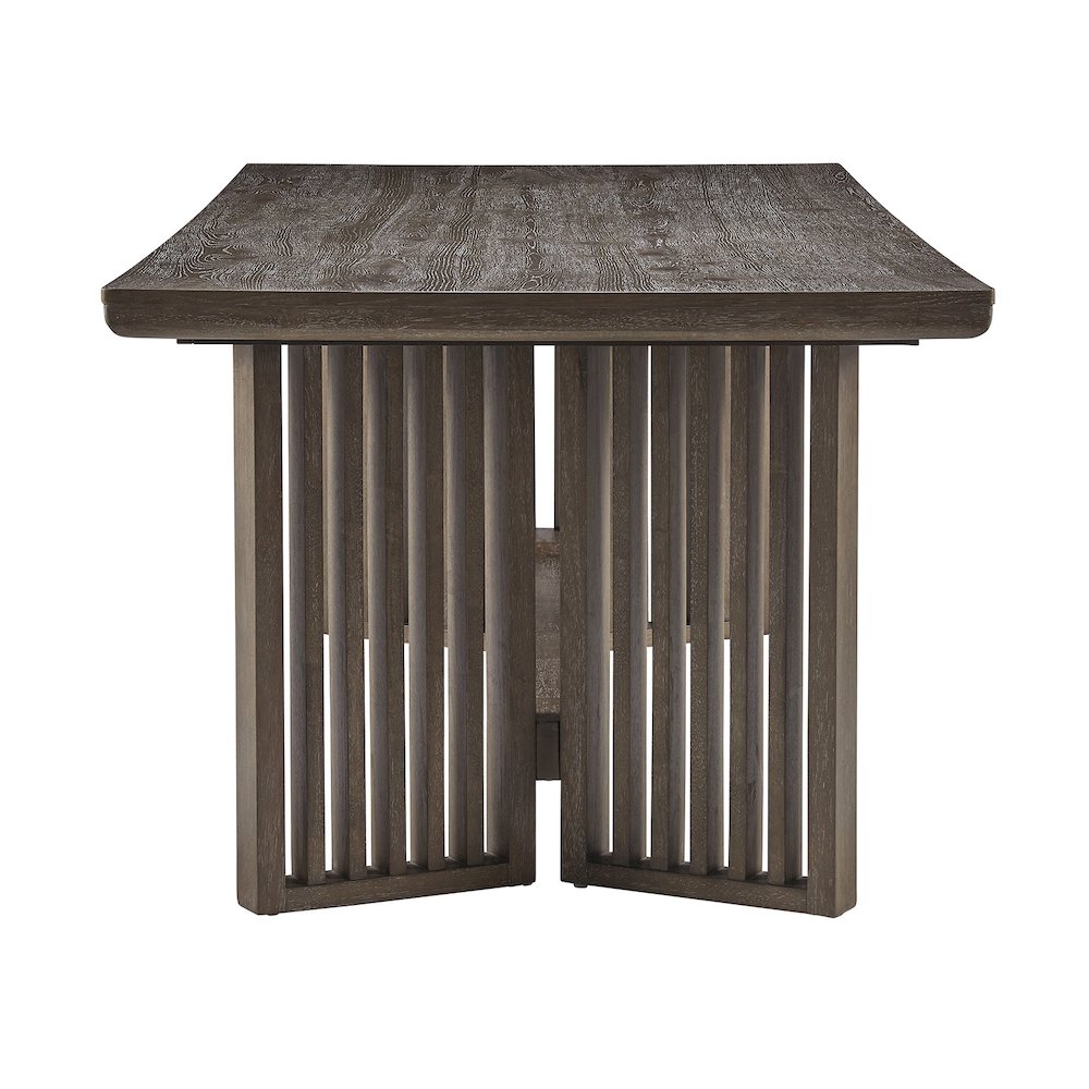 Kavanaugh Weathered Kona Brown Trestle Dining Table