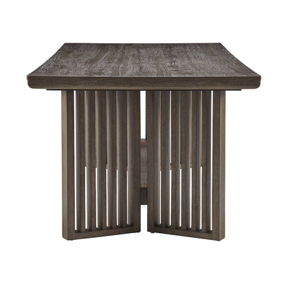 Kavanaugh Weathered Kona Brown Trestle Dining Table