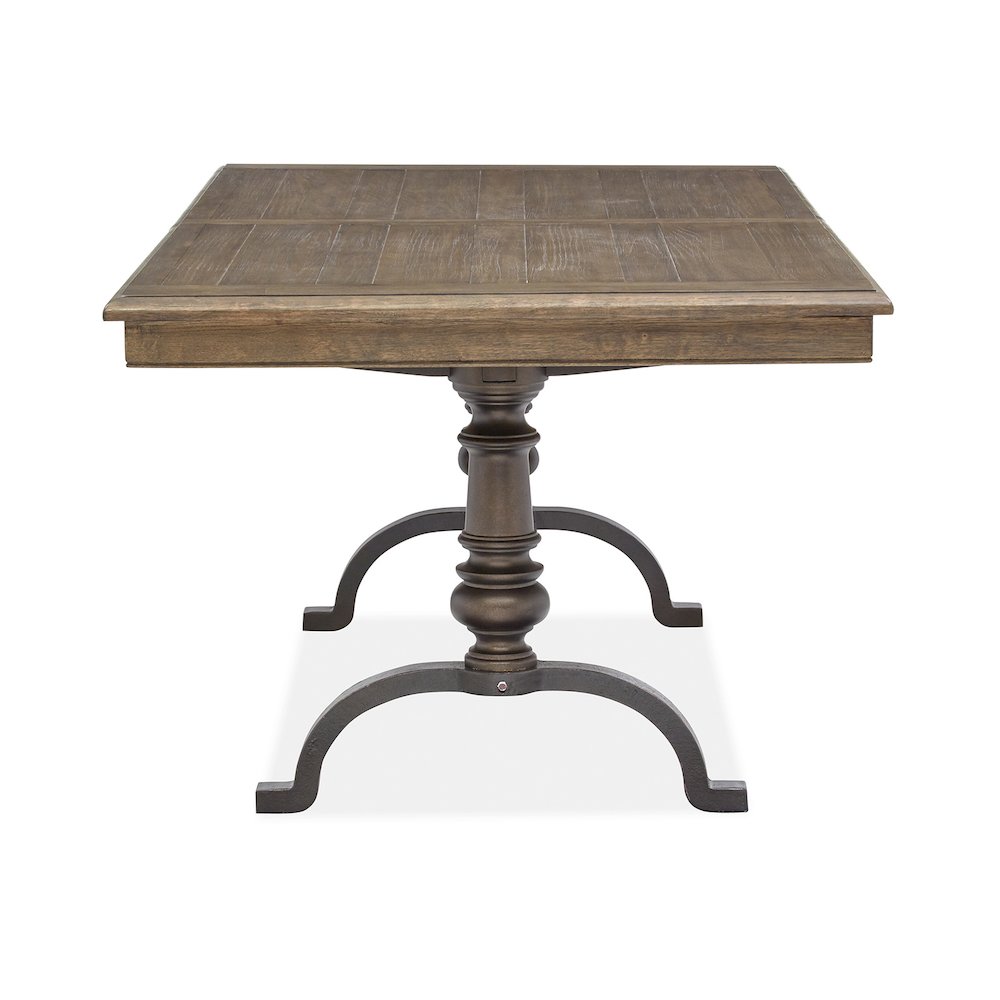 Roxbury Manor Homestead Brown Extendable Rectangular Dining Table