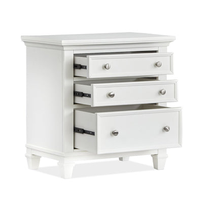 Charleston White Dove White Drawer Nightstand