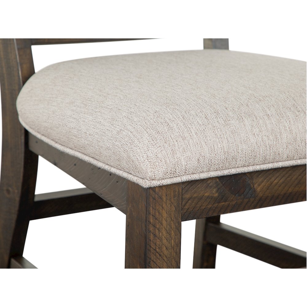Bellamy Peppercorn Upholstered Side Chair Two Pack
