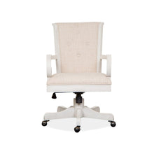 Bronwyn Alabaster Fully Upholstered Swivel Chair