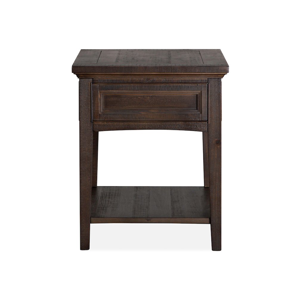 Westley Falls Graphite Rectangular End Table