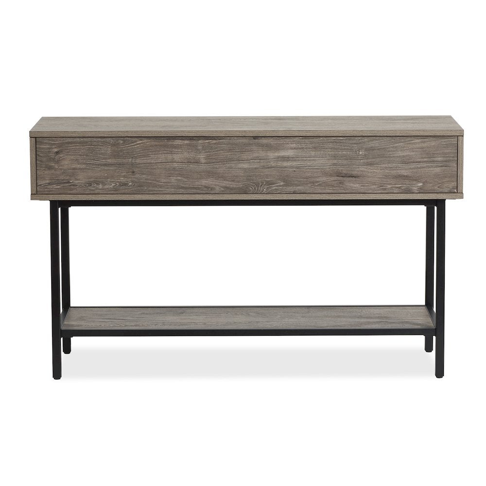 Fenwick Whitetail Brown And Smoke Glass Rectangular Sofa Table