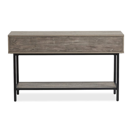 Fenwick Whitetail Brown And Smoke Glass Rectangular Sofa Table
