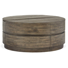 Baisden Tobacco Round Lift Top Cocktail Table With Casters