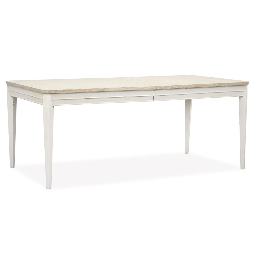 Echo Isles Sea Pearl And Driftwood Extendable Rectangular Dining Table