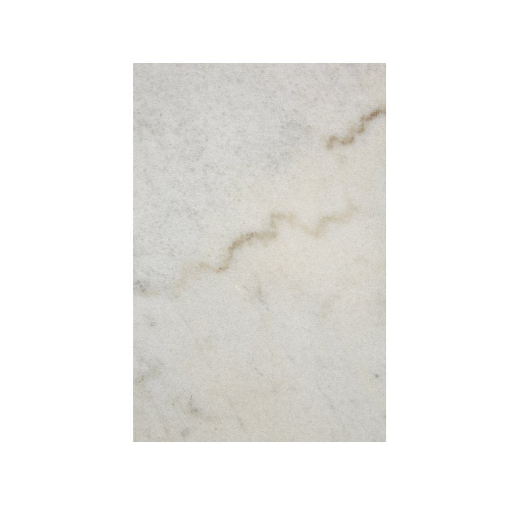 Pearl White And Roasted Almond And Brushed Platinum Rectangular Sofa Table