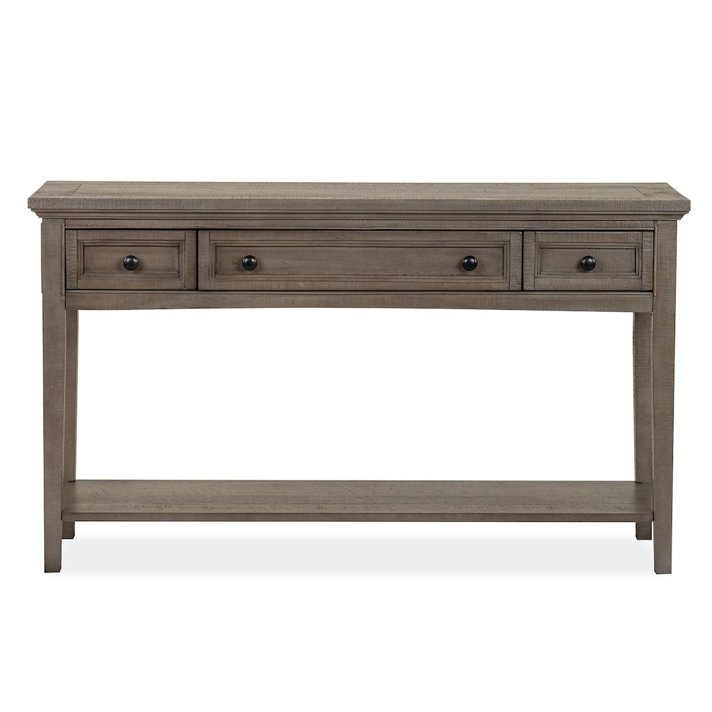 Paxton Place Dovetail Grey Rectangular Sofa Table