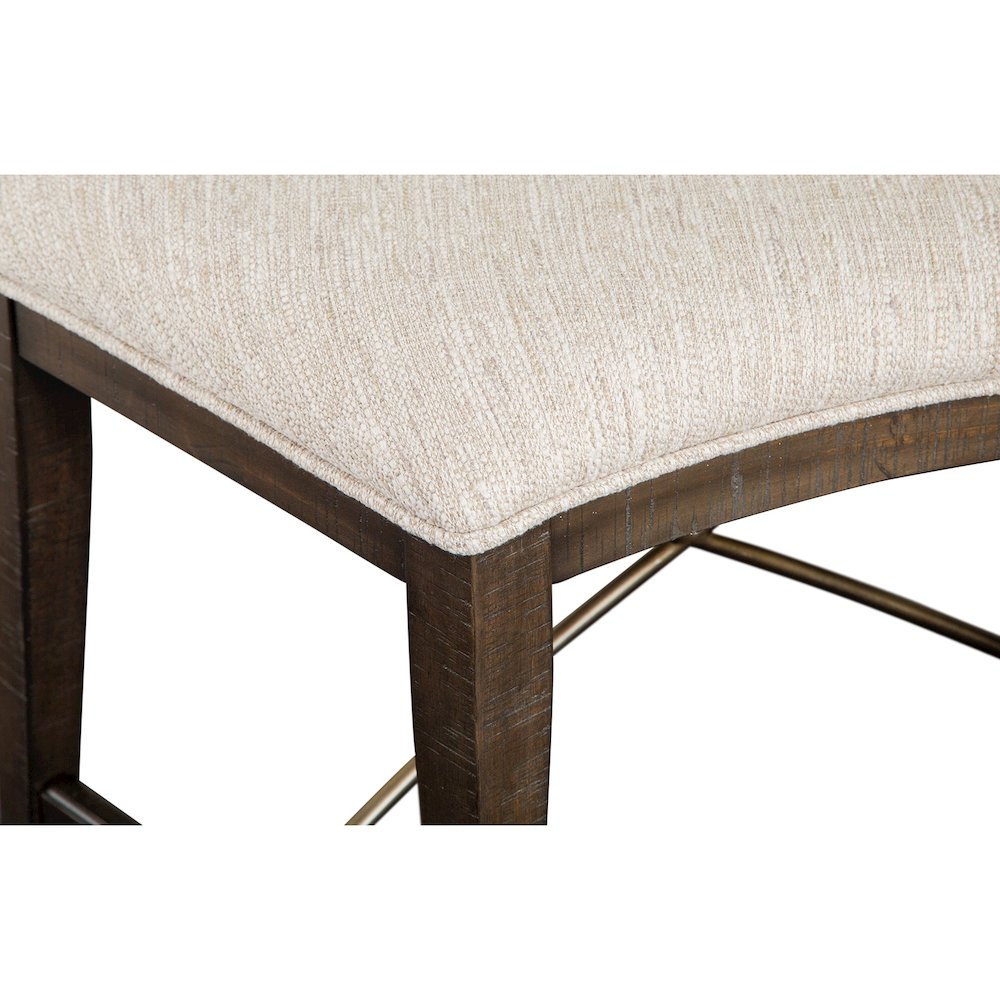 Westley Falls Graphite Curved Bench