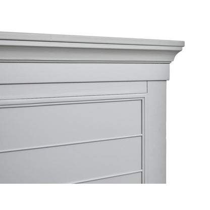 Charleston Harbor Gray Queen Grey Panel Bed