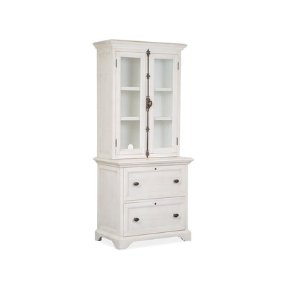 Bronwyn Alabaster Lateral File With Hutch