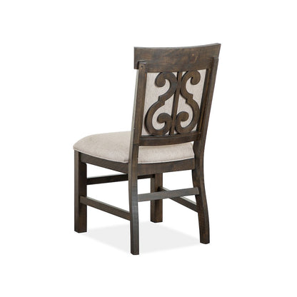 Bellamy Peppercorn Upholstered Side Chair Two Pack