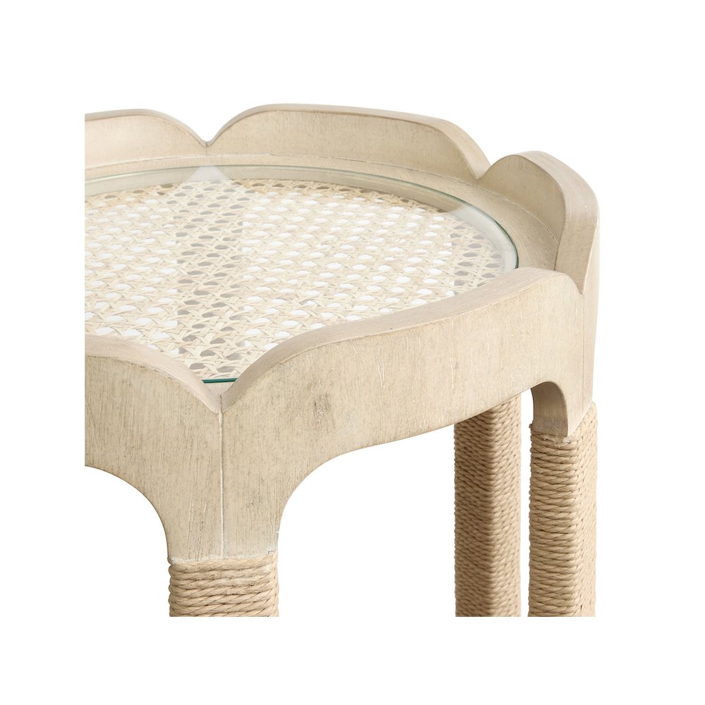 Sunset Cove Sanibel Brown Drum Table