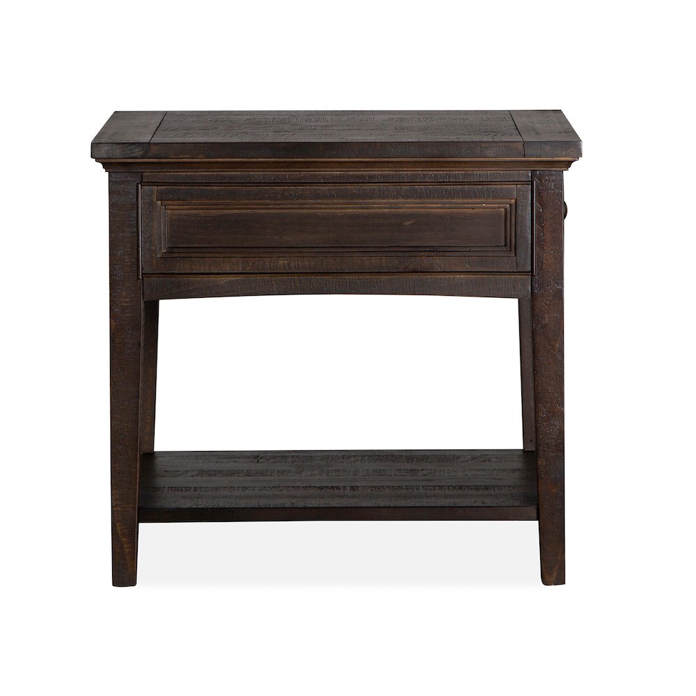 Westley Falls Graphite Rectangular End Table