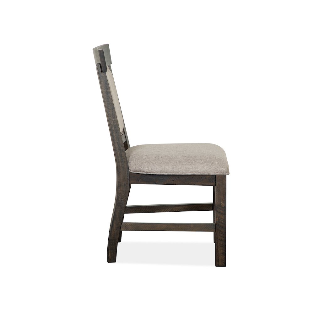 Bellamy Peppercorn Upholstered Side Chair Two Pack