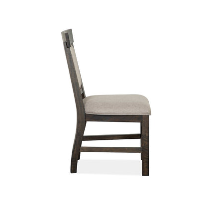 Bellamy Peppercorn Upholstered Side Chair Two Pack
