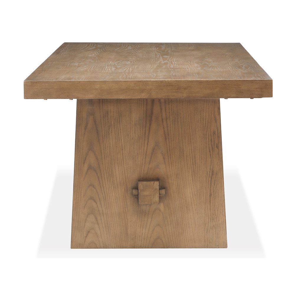 Lindon Belgian Wheat Trestle Dining Table