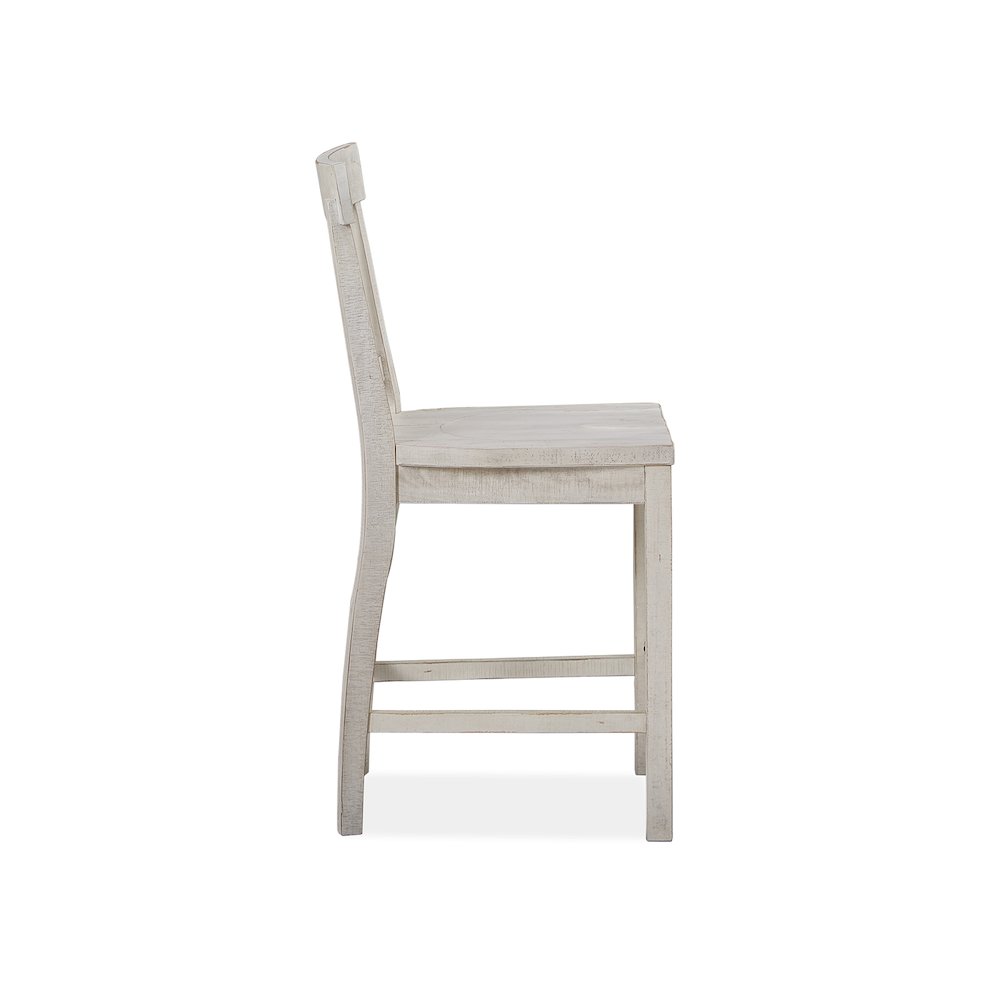 Bronwyn Alabaster And Toasted Nutmeg Counter Chair Two Pack