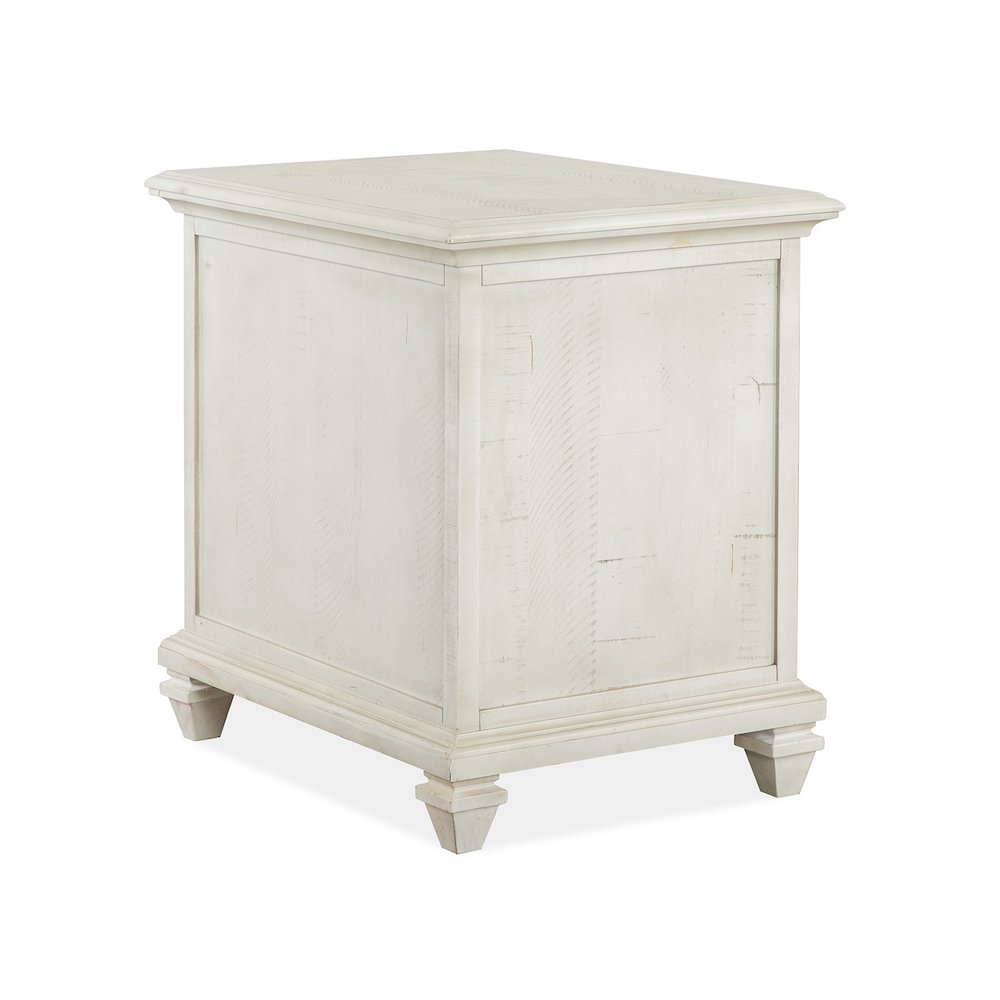 Newport Alabaster Chairside End Table