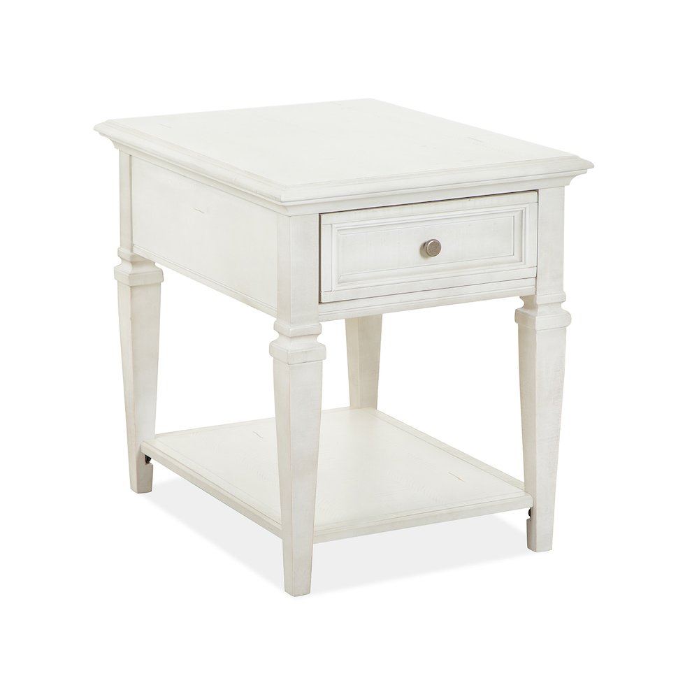 Newport Alabaster Rectangular End Table