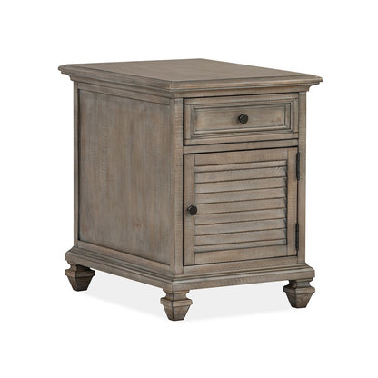 Lancaster Dovetail Grey Chairside End Table